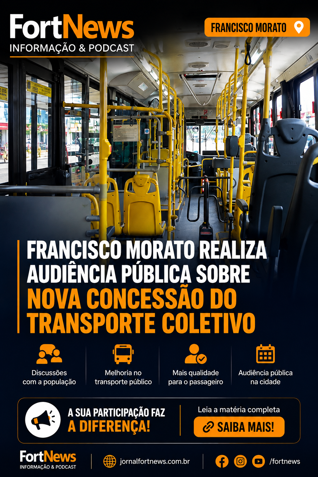 Francisco Morato realiza audiência pública sobre nova concessão do transporte coletivo