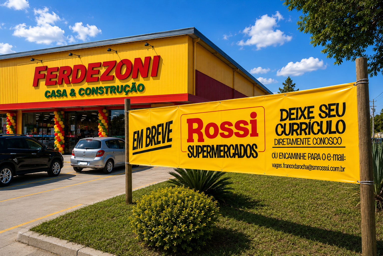 Supermercado Rossi inicia contratação de equipe para nova unidade em Franco da Rocha