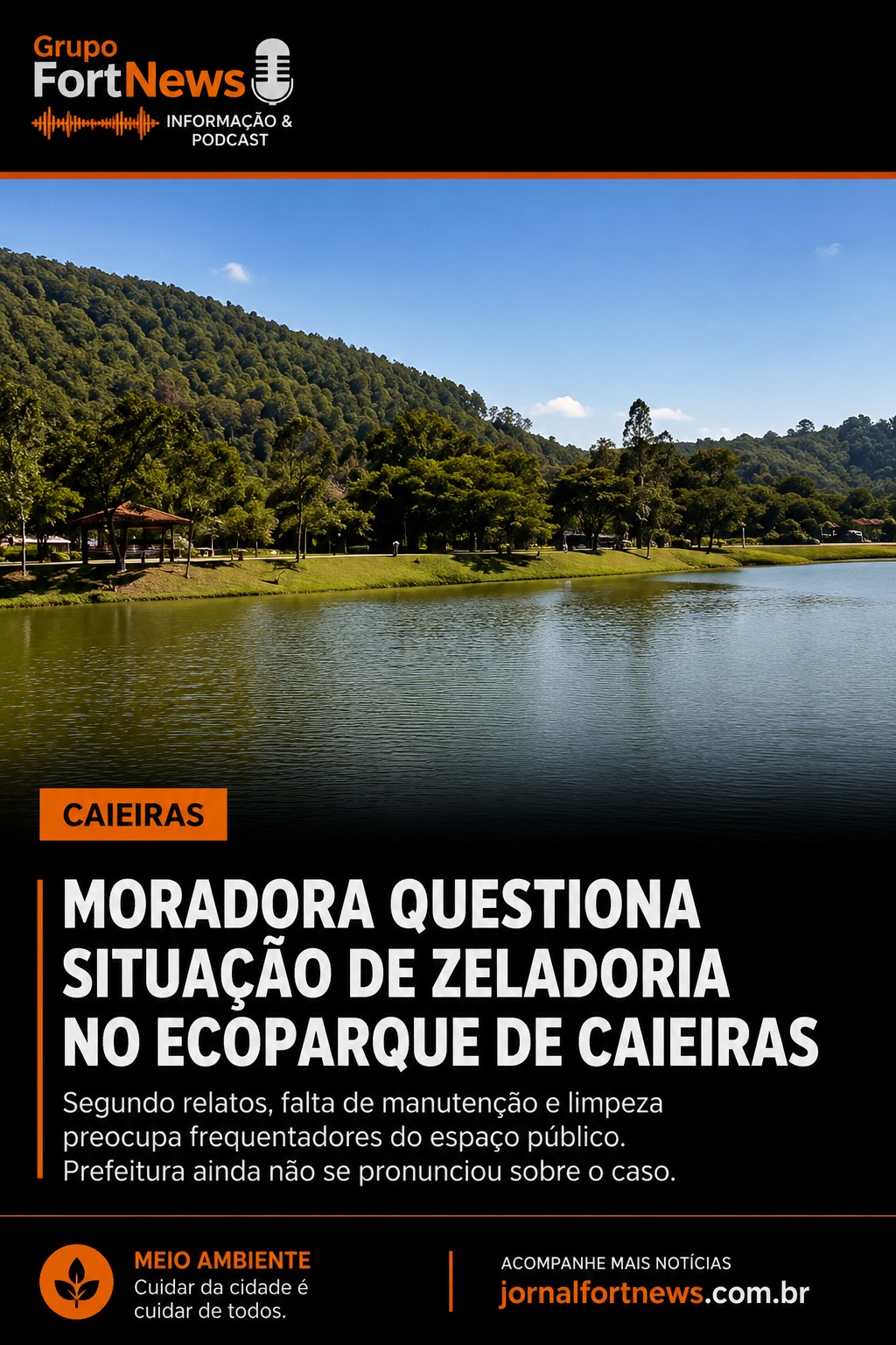 Moradora questiona situação de zeladoria no Ecoparque de Caieiras
